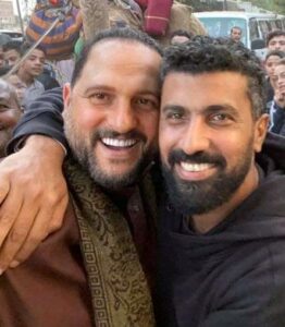 عماد زيادة ينشر صور من كواليس مسلسل "نسل الأغراب" 2 الفنان عماد زياده