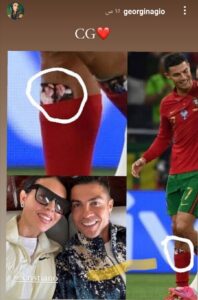 جورجينا تكشف أين يضع رونالدو صورة لهما خلال المبارات 2 جورجينا عبر إنستجرام