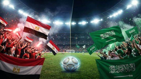 مباراة منتخب مصر والسعودية