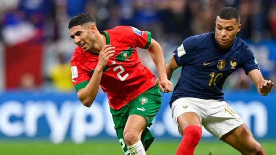 موعد مباراة المغرب وفرنسا