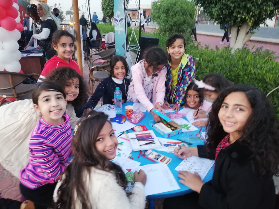 مدرسة طيبة تحتفل مع أطفال النادي الأهلي بمدينة نصر