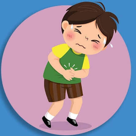 علاج ألم البطن عند الأطفال عمر 7 سنوات