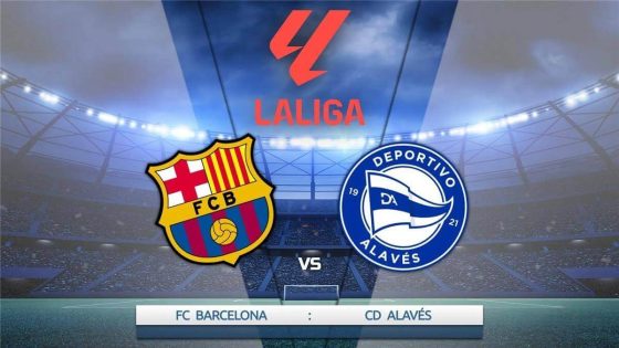 مباراة برشلونة وألافيس